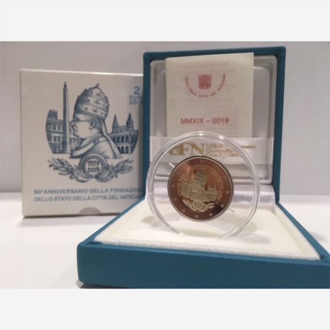 PONTIFICATO DI PAPA FRANCESCO - MONETA COMMEMORATIVA 2 EURO - ANNO